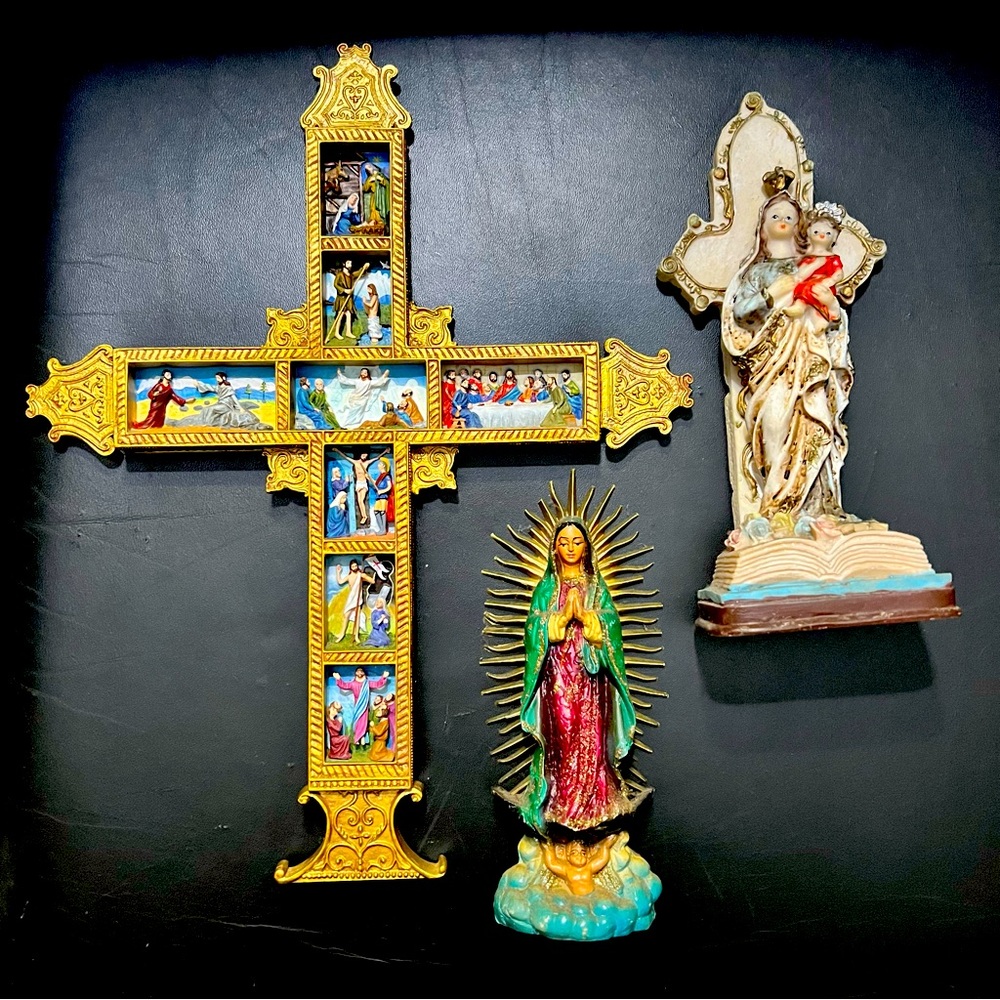 Vintage Religious statue bundle.